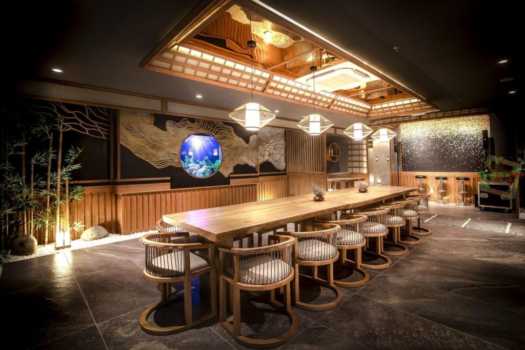 Không gian nhà hàng Sushi World VIP Room
